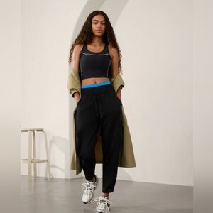 NWT Athleta Allure High Rise Black Jogger  XL Tall